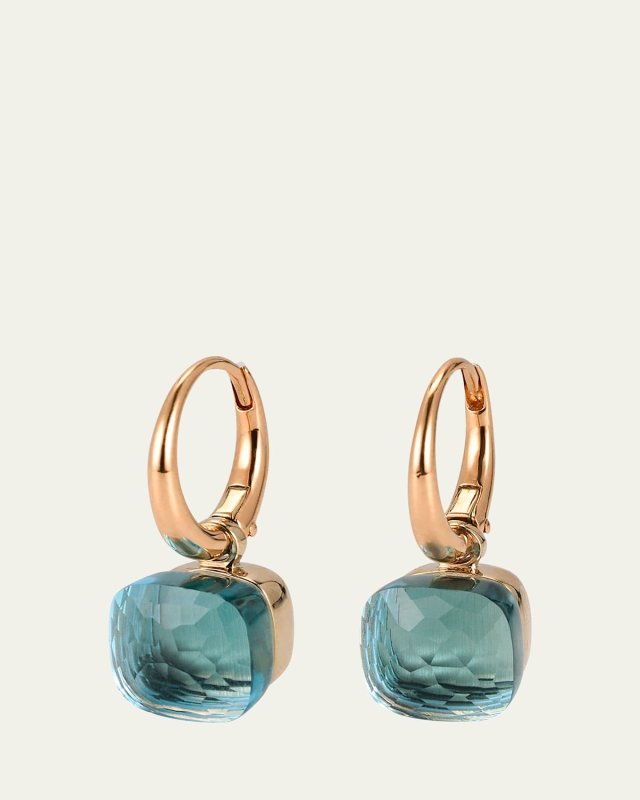 Nudo Petit Blue Topaz Drop Earrings